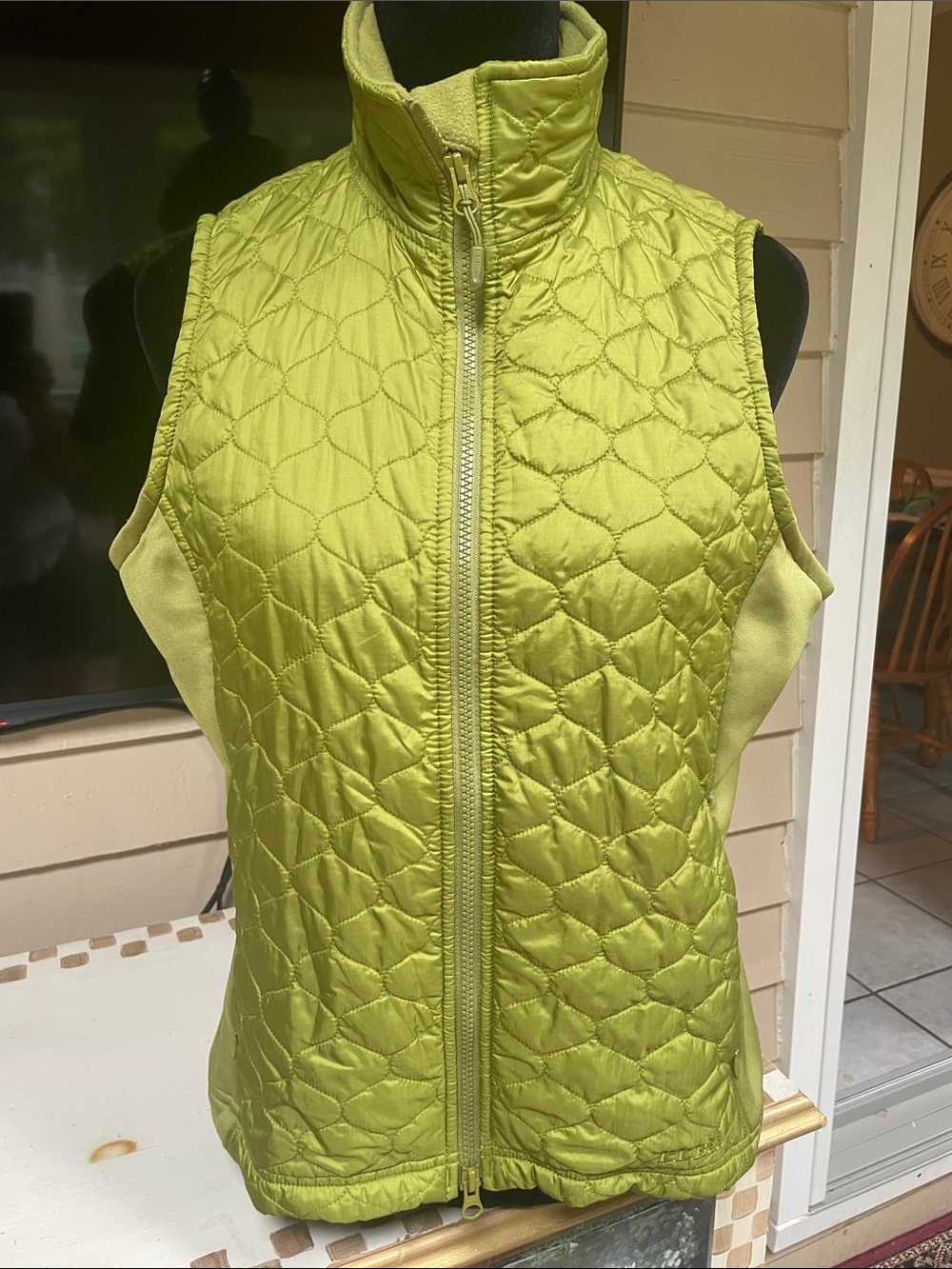 L.L. Bean Green Puffer Vest
